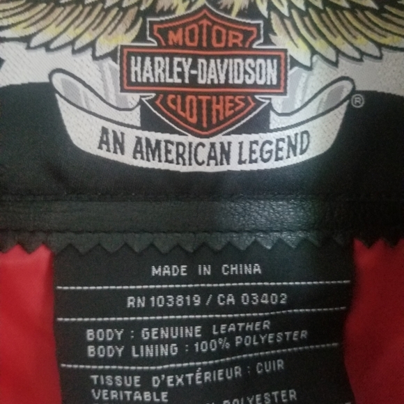 Harley davidson leather jacket - Picture 3 of 16